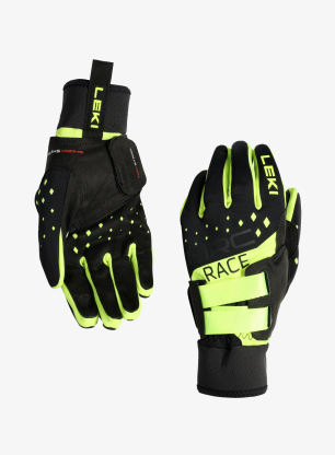 Rękawiczki Leki HRC Race Shark - black/neonyellow