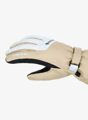 Rękawiczki narciarskie damskie Viking Sherpa 2.0 GTX Ski - beige/white