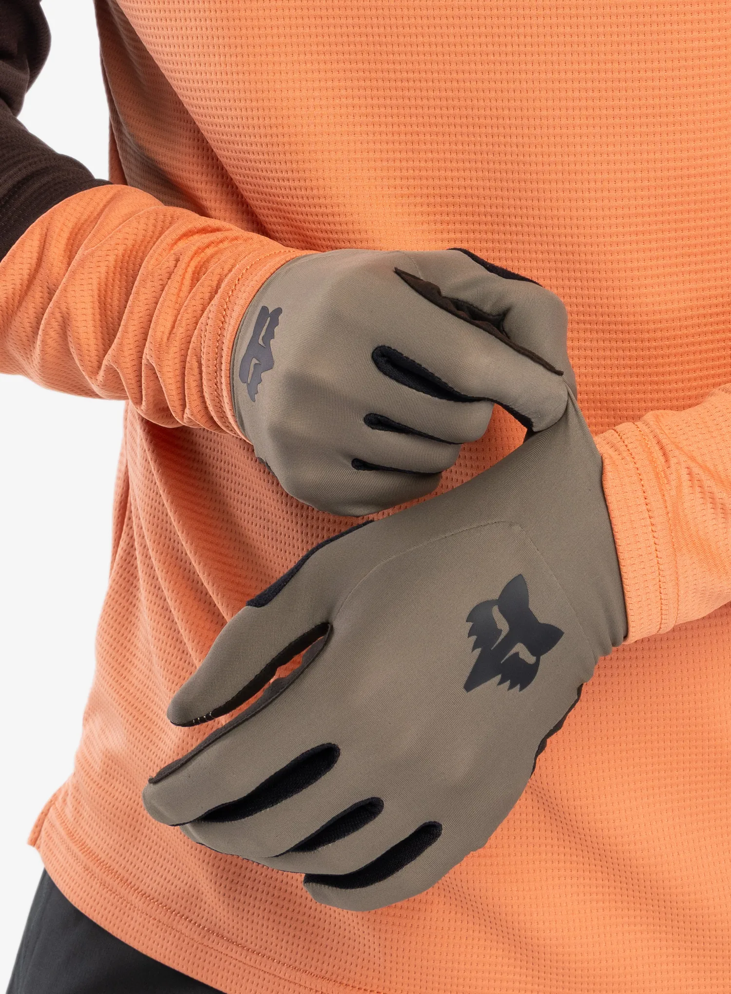 Rękawiczki rowerowe Fox Flexair Glove - ash