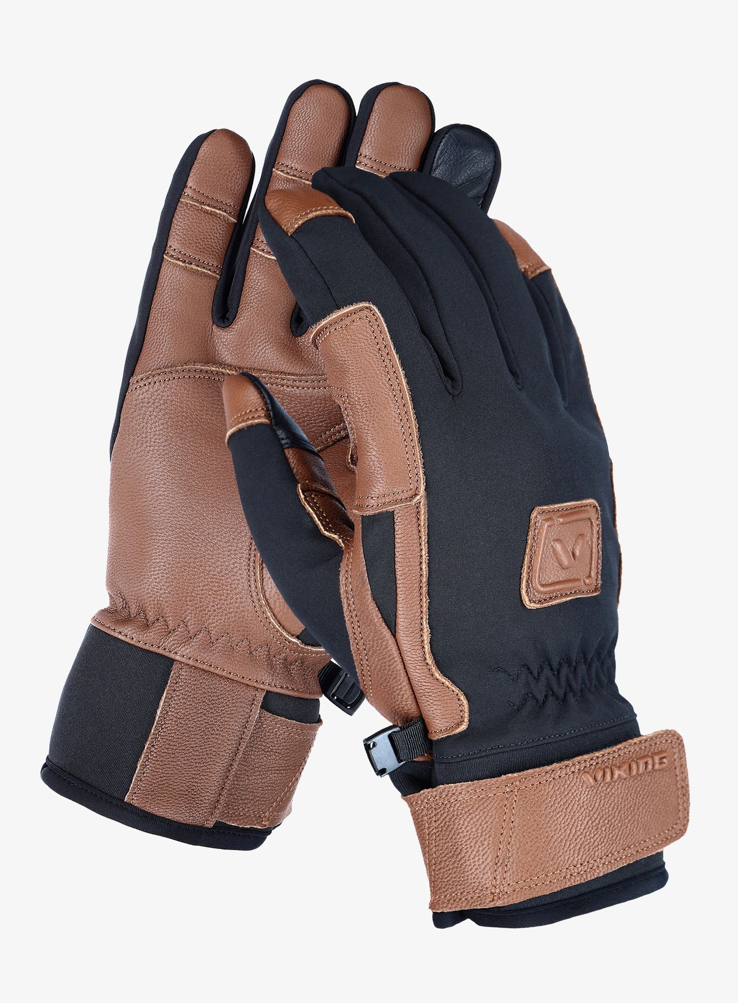 Rukavice Viking Knox Multifunction - black/brown