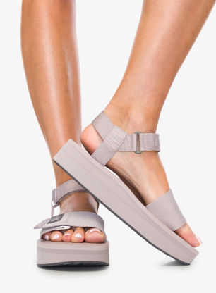 Sandały damskie The North Face Skeena Platform - moonstone grey/smoked pearl