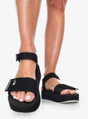 Sandały damskie The North Face Skeena Platform - tnf black/white dune
