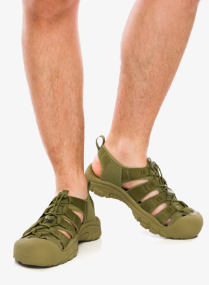 Sandały trekkingowe Keen Newport H2 - monochrome/olive drab