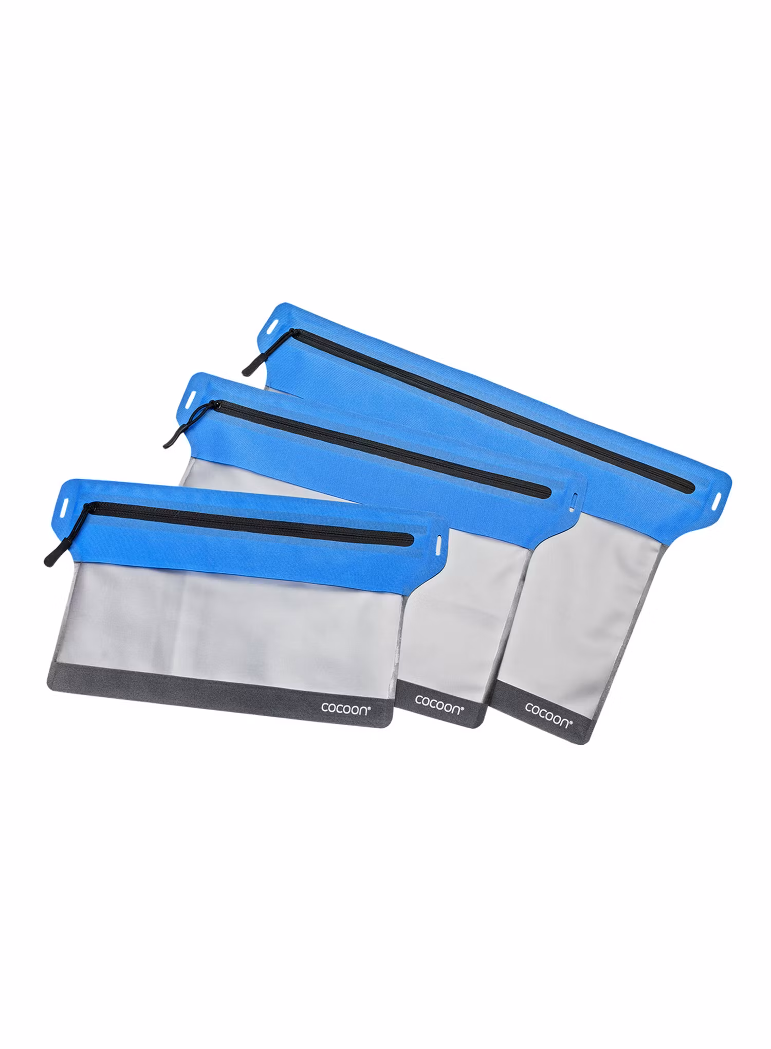 Saszetka Cocoon Zippered Flat Document Bag M - grey/blue