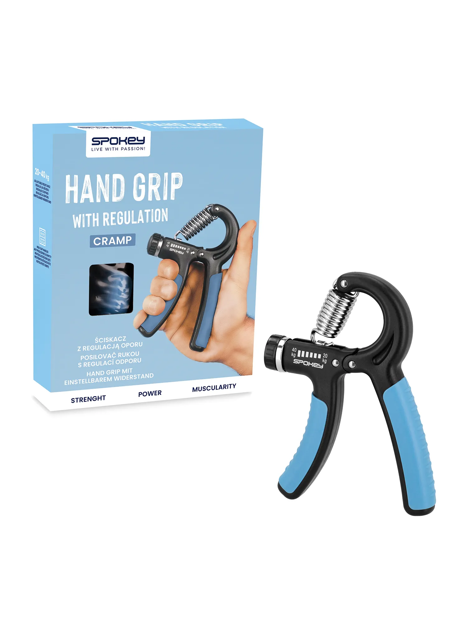 Ściskacz Spokey Cramp - black/blue