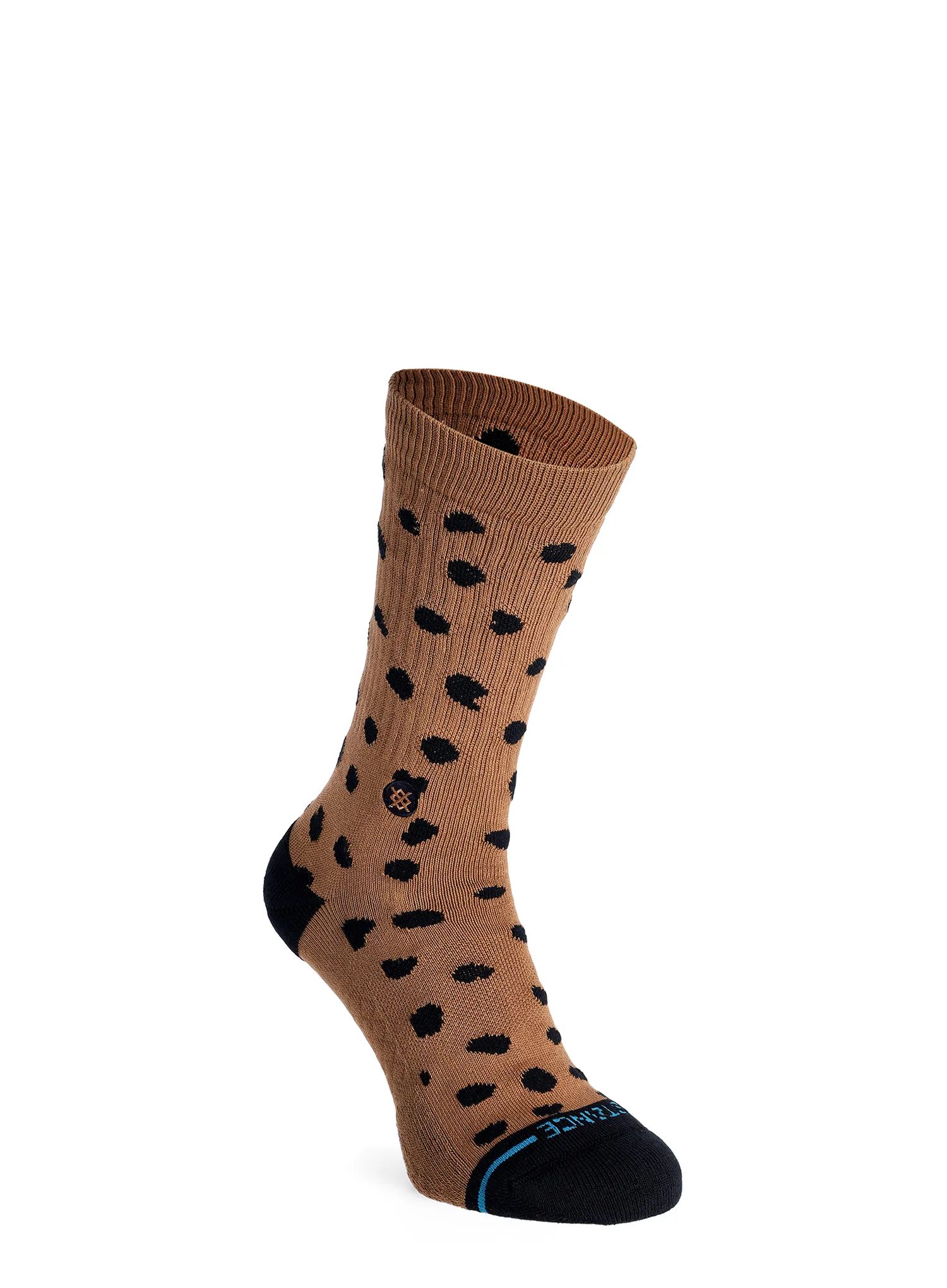 Dámské ponožky Stance Leopard Crew - brown