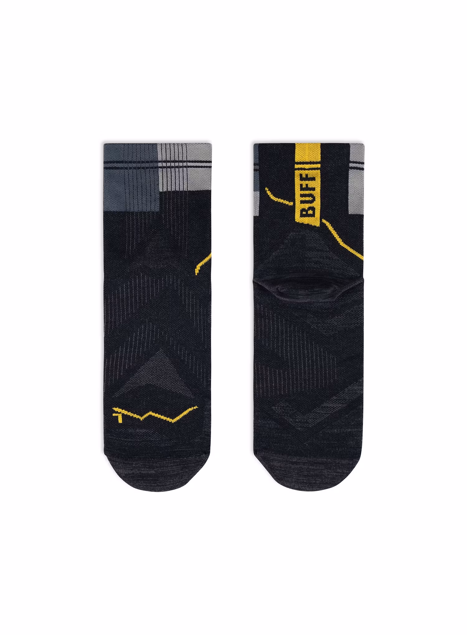 Skarpety biegowe Buff Coolnet Quarter Sock CQ - graphite