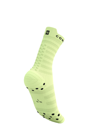 Skarpety biegowe Compressport Pro Racing v4.0 UL Run High - shadow lime/black