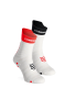 Skarpety biegowe Compressport Pro Racing v4.0 UL Run High - white/fluo red/black