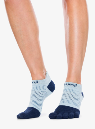 Skarpety damskie do biegania Injinji Run Lightweight No-Show - heron