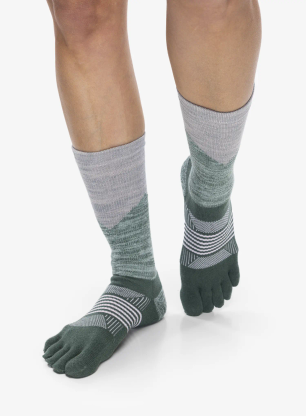 Skarpety do biegania damskie Injinji Trail Midweight Crew - alpine