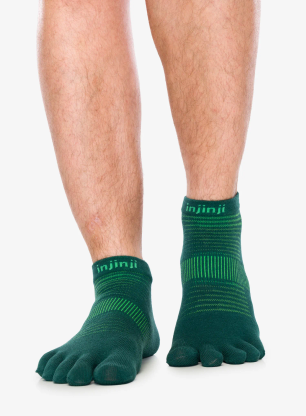 Skarpety do biegania Injinji Run Lightweight No-Show - jade