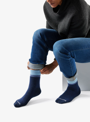 Skarpety merino Smartwool Everyday Cozy Best Friend Crew Socks - deep navy