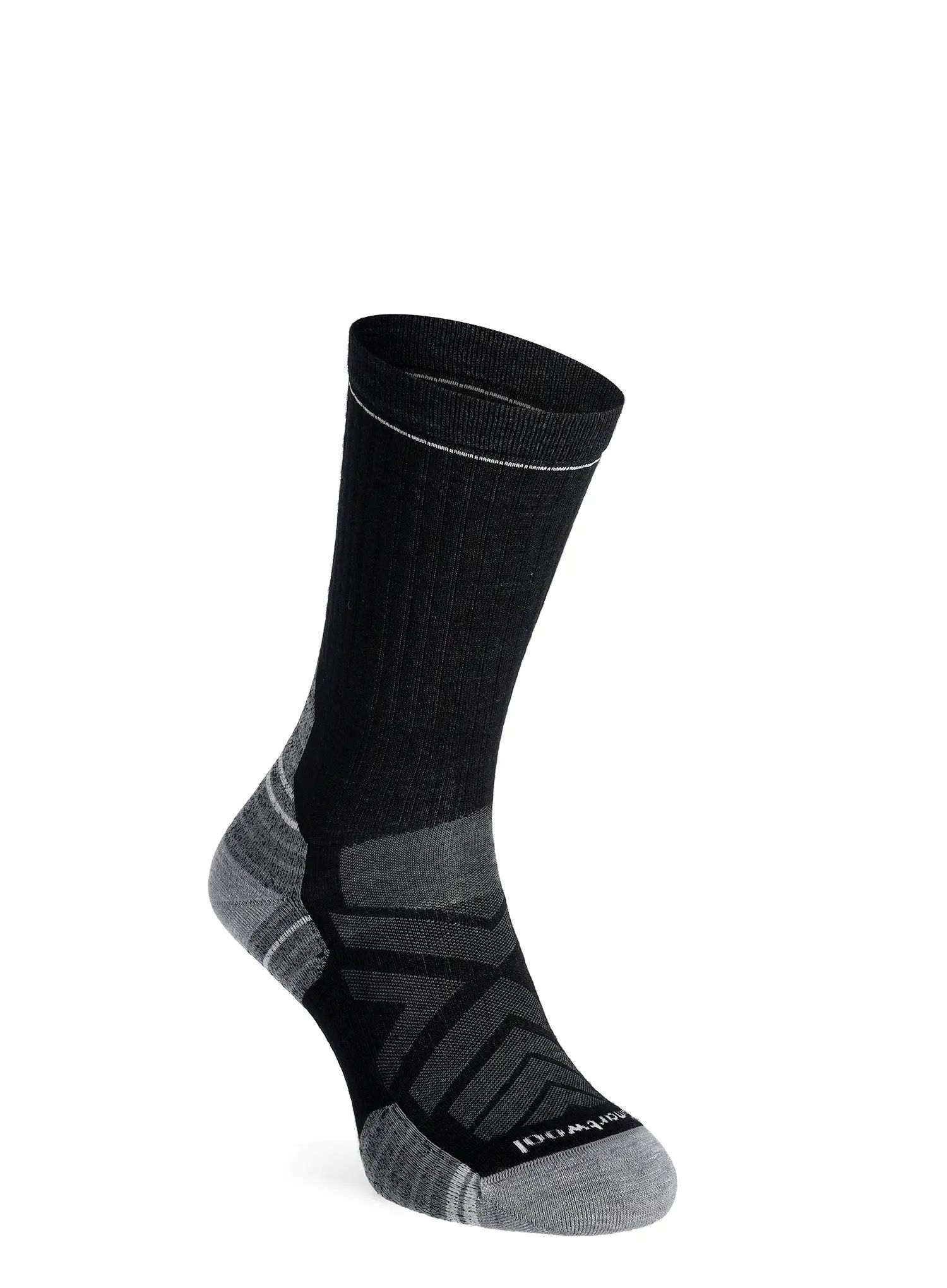 Merino ponožky Smartwool Hike Targeted Cushion Crew Socks - black