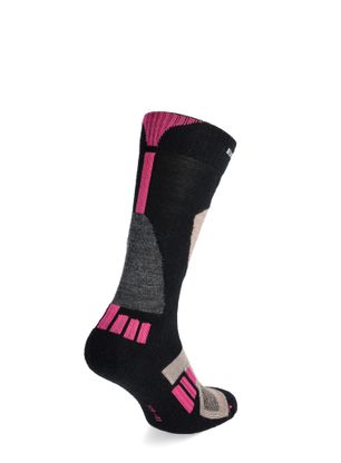 Skarpety narciarskie damskie Brubeck Ski Force - black/pink