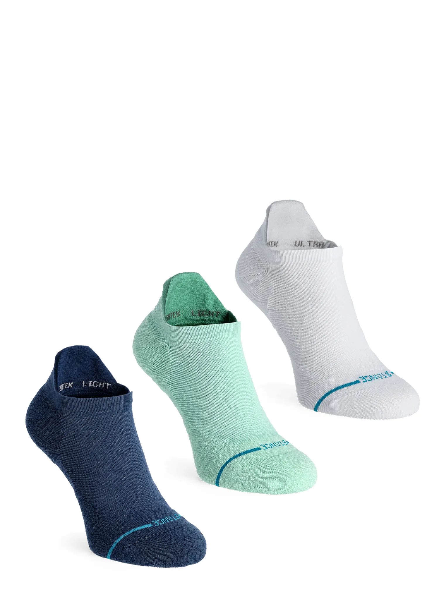 Ponožky Stance Run Light Tab 3 Pack - deep teal