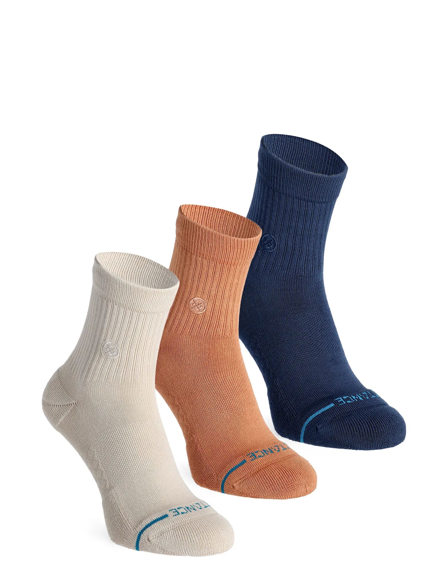 Turistické ponožky Stance Icon Quarter 3 Pack - mango
