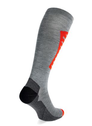 Skarpety skiturowe damskie Salewa Sella Dryback AM Sock - grey mel/fluo coral