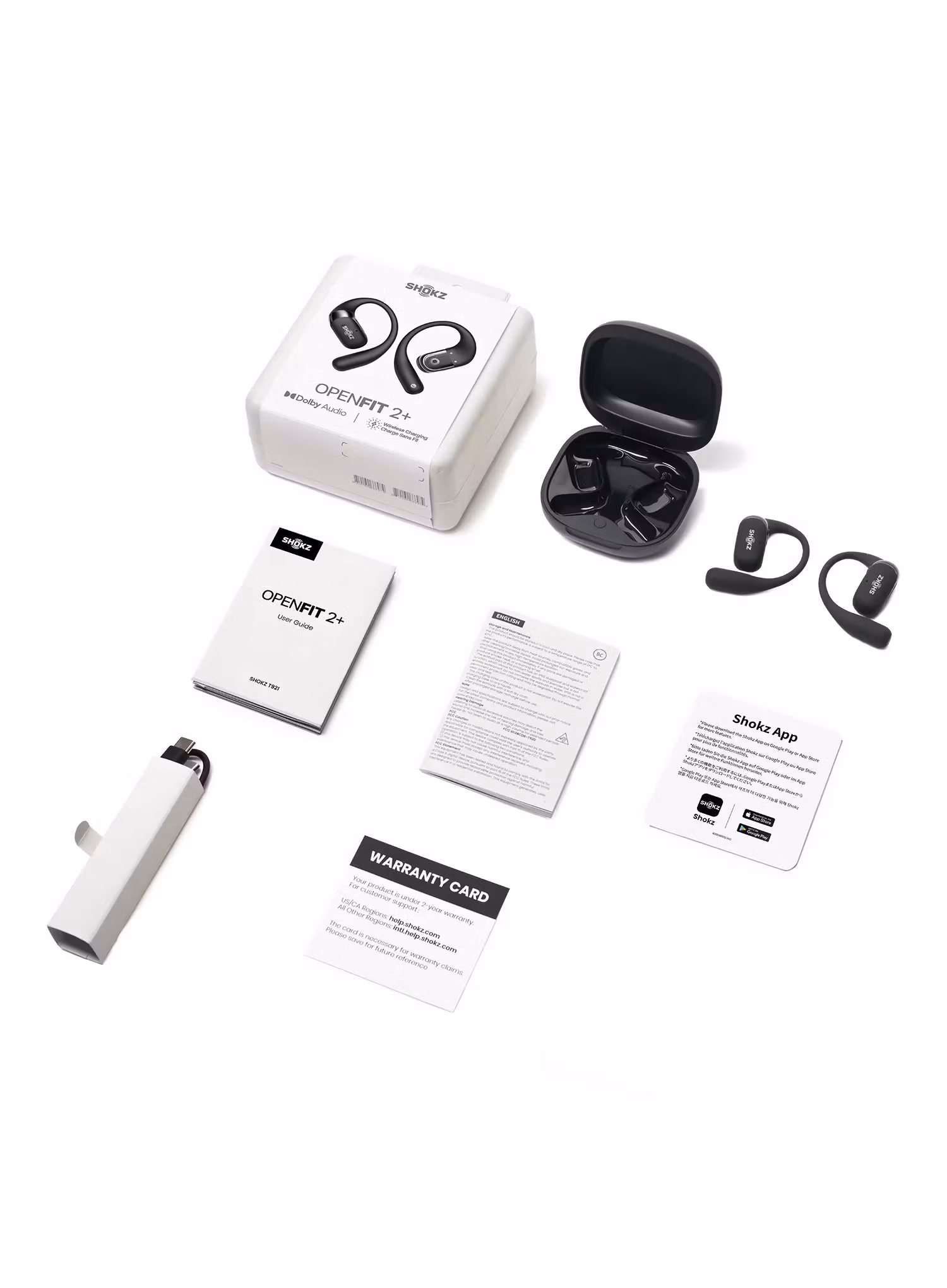 Słuchawki Shokz OpenFit 2+ - black