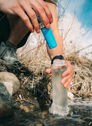 Softflask HydraPak Ultraflask+ 500ml Filter Kit - clear