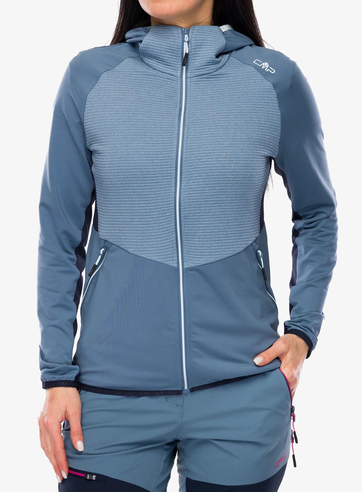 Softshellová bunda dámská CMP Omber Jacket Fix Hood - space
