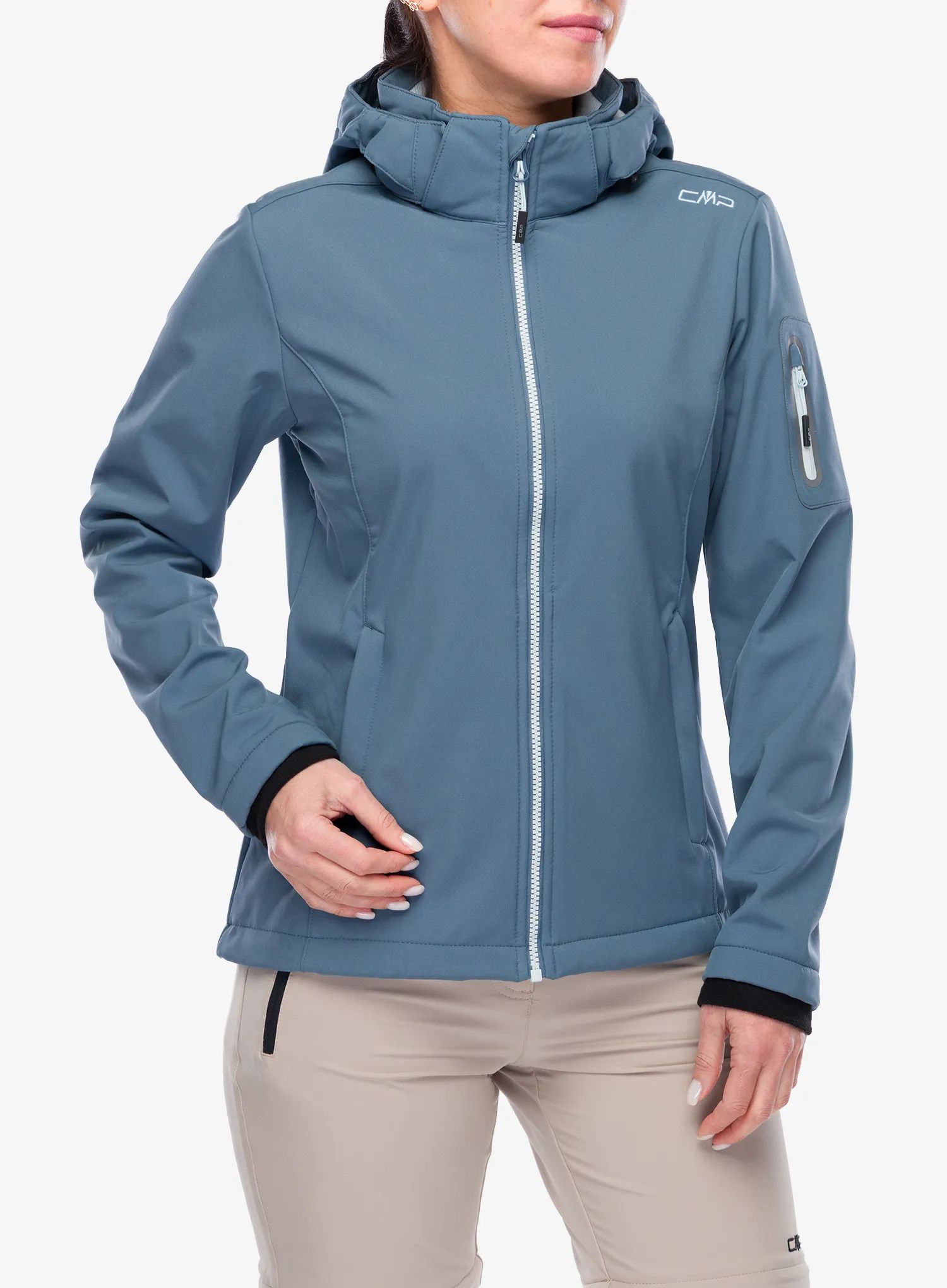 Softshellová bunda dámská CMP Wilma Jacket Zip Hood - space
