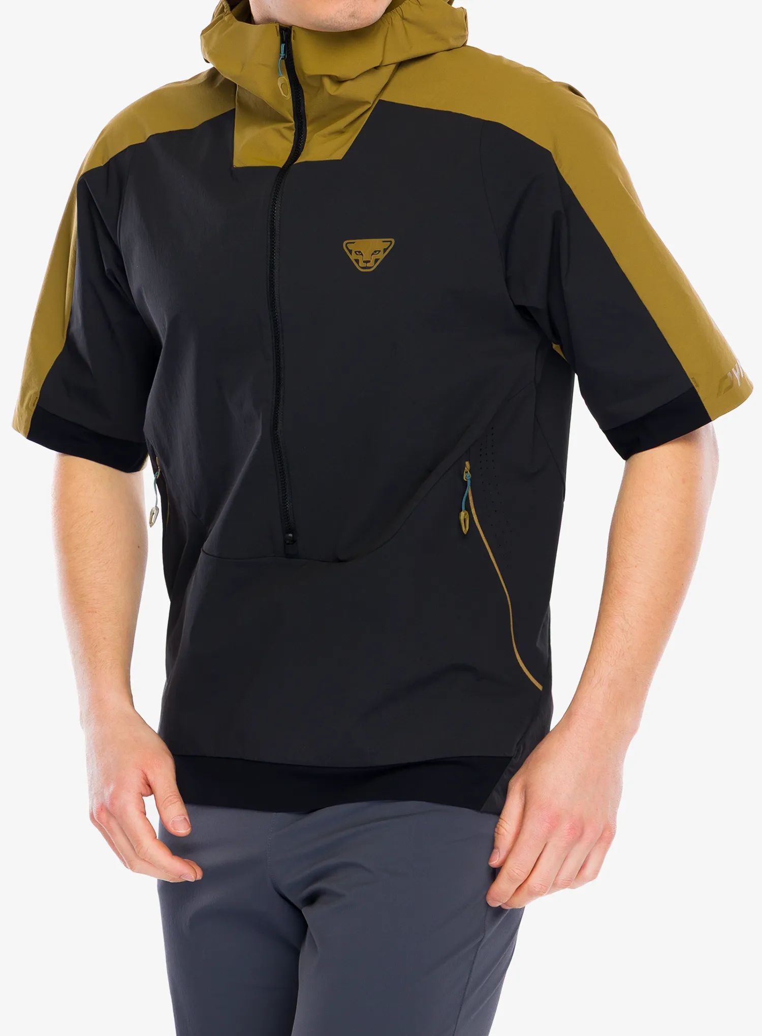 Softshellová bunda pánská Dynafit Transalper DST Anorak - relic/black out