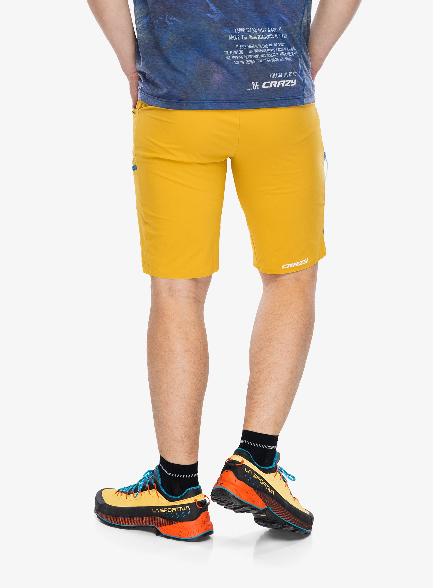 Spodenki Crazy Short Traverse  - sulfur/black