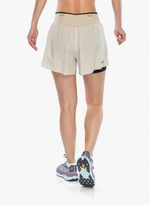 Spodenki damskie do biegania Hoka Skyglide Short - oatmeal