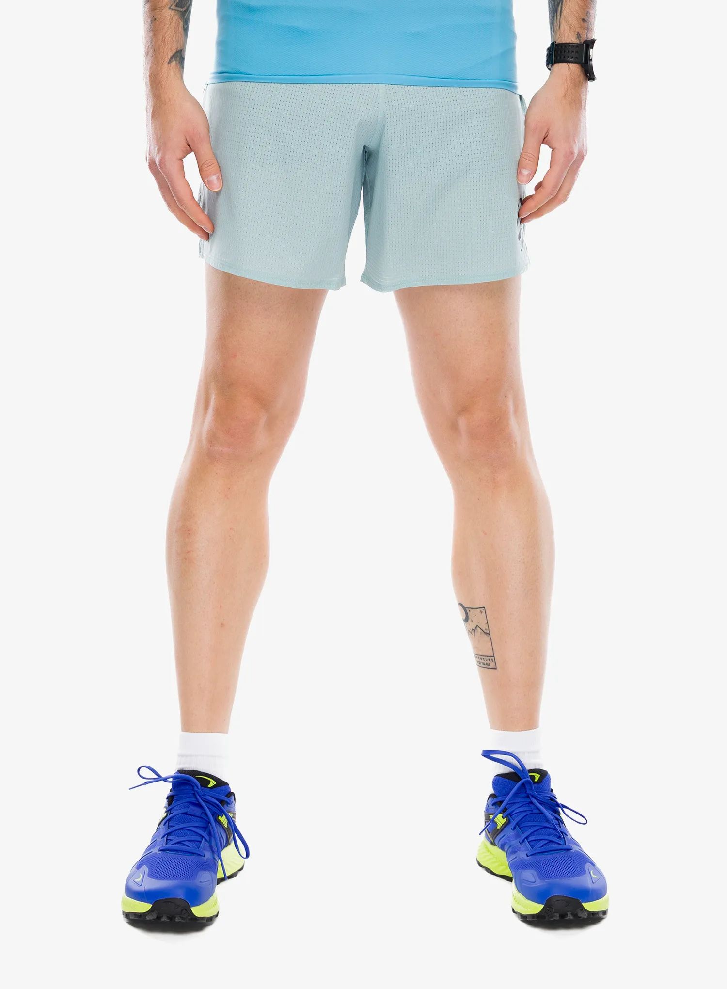 Běžecké kraťasy Compressport Trail Racing Overshort - ether