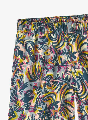 Spodenki dziecięce Patagonia Baggies Shorts 7 in - wild botanist/tidal teal