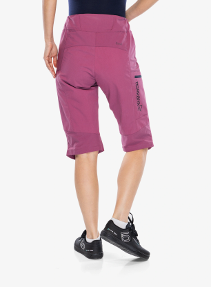 Spodenki rowerowe damskie Norrona Fjora Flex1 Shorts - violet quartz