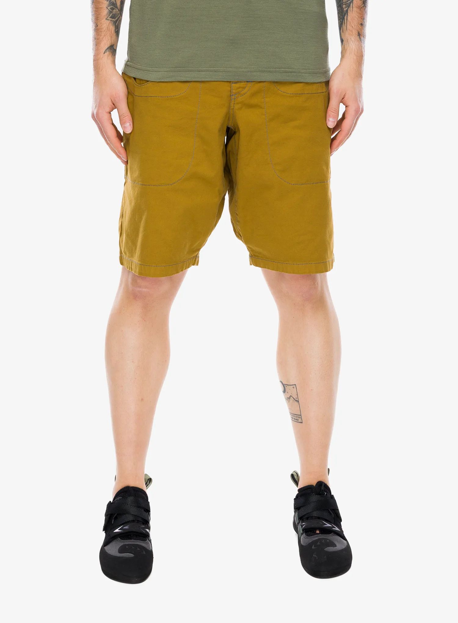 Lezecké kraťasy E9 Rondo Belt Short - caramel
