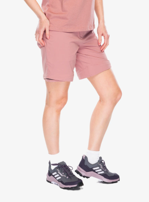 Spodnie damskie adidas TERREX Utilitas Zip Off Pants - warm clay