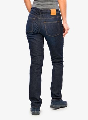 Spodnie damskie DUER Fireside Denim Slim Straight - dark stone