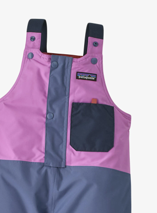 Spodnie dla dzieci Patagonia Baby Snow Pile Bibs - brisk purple
