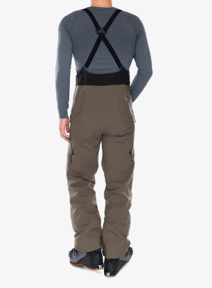 Spodnie narciarskie Patagonia Snowdrifter Bibs - marlow brown