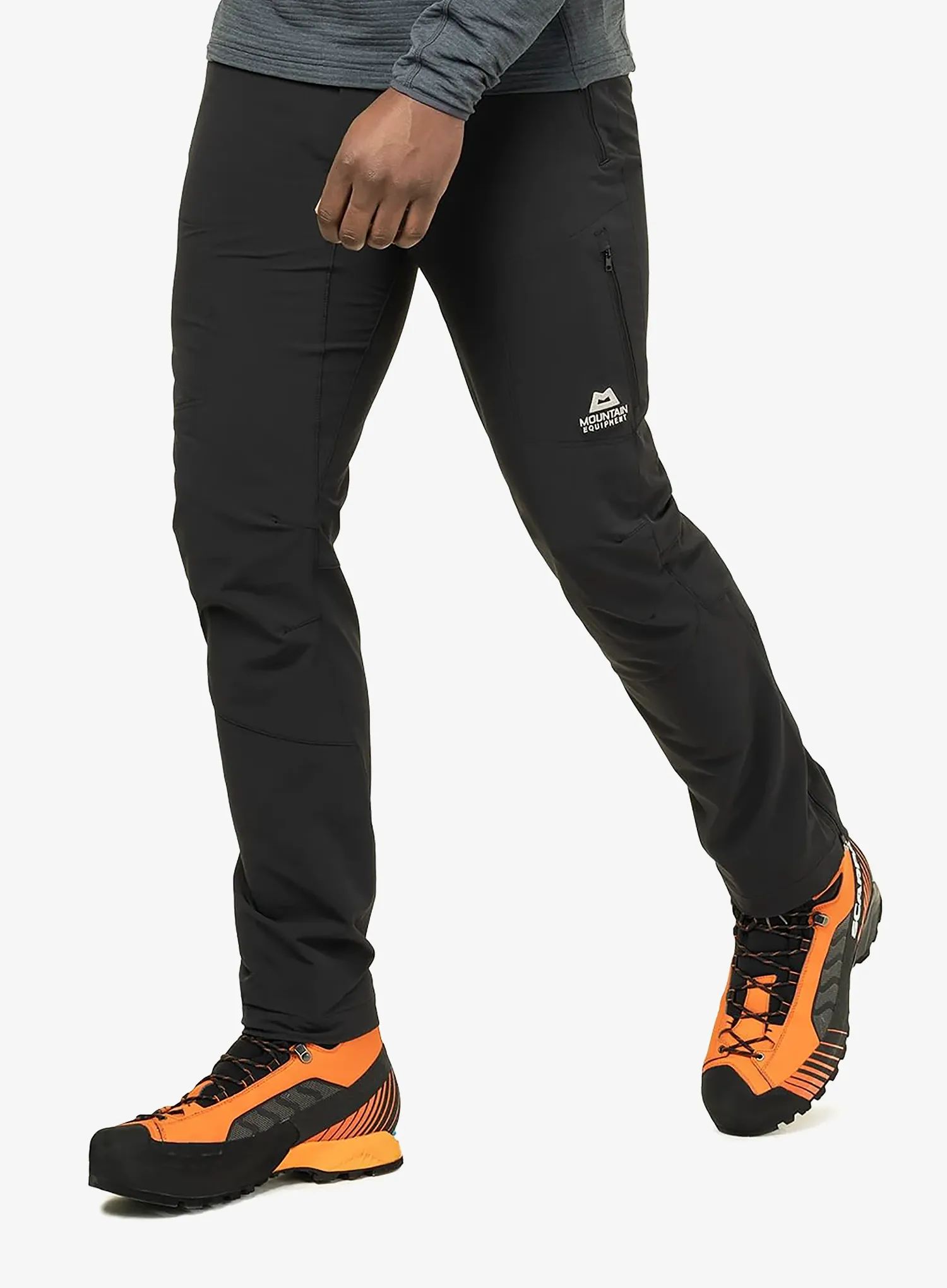 Softshell kalhoty Mountain Equipment Ibex Mountain Pant -  black/black