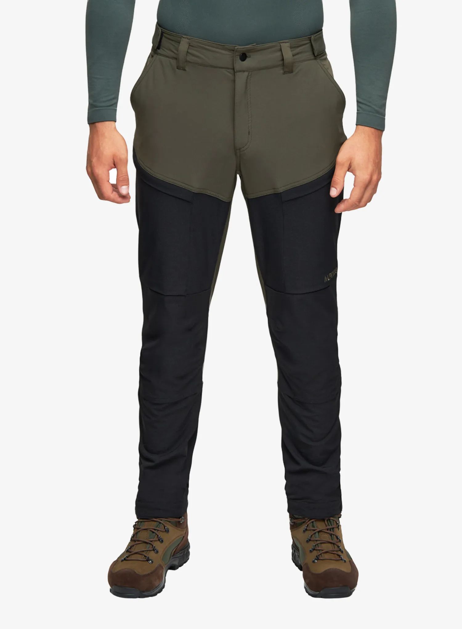 Trekové kalhoty Alpinus Pular - black/olive