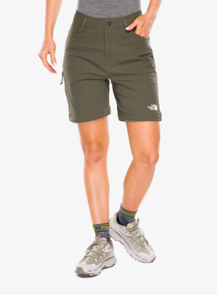 Spodnie turystyczne damskie The North Face Exploration Conv Reg Straight Pant - new taupe green