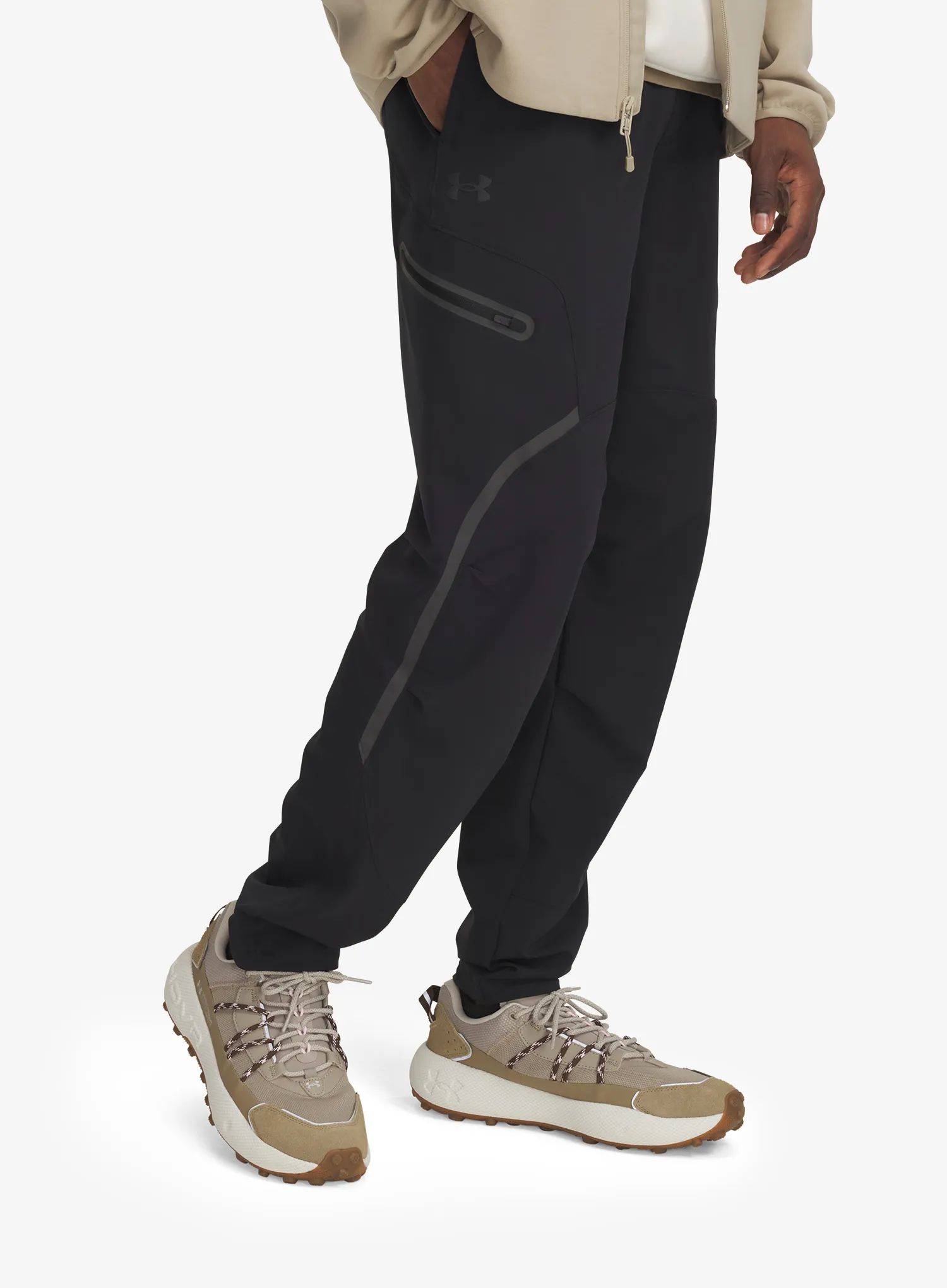 Kalhoty Under Armour Unstoppable Cargo Pant - black/black