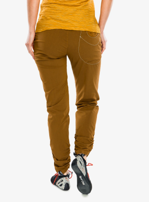 Spodnie wspinaczkowe damskie E9 Mix - caramel