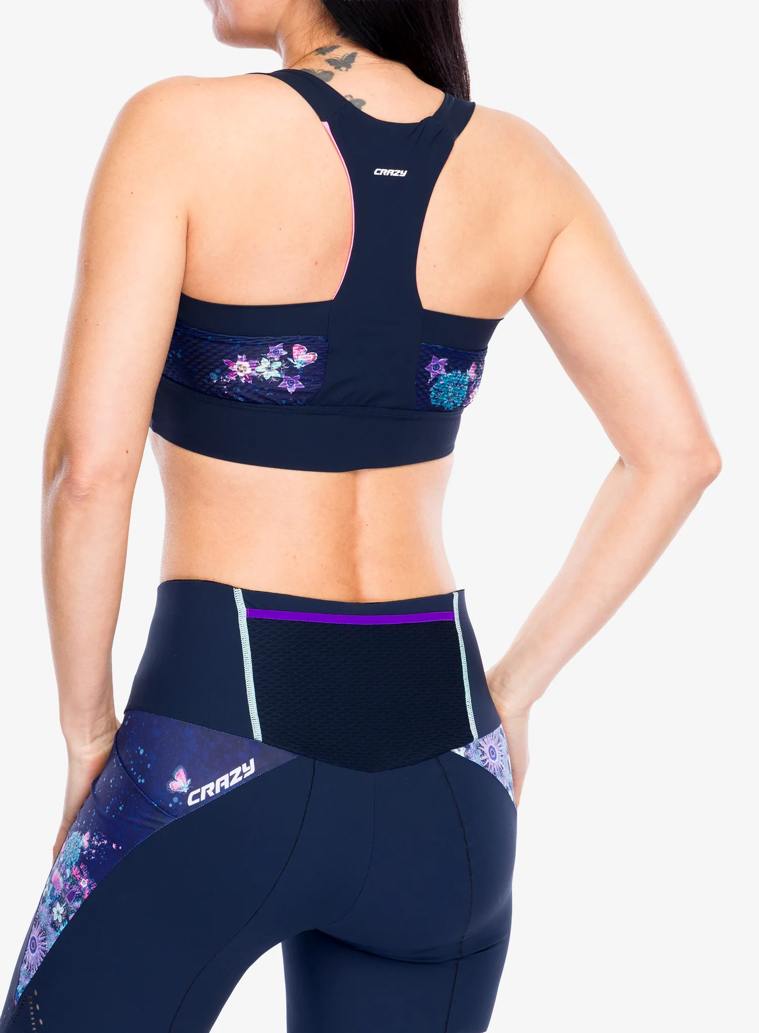 Stanik sportowy Crazy Bra Lightning - mandala