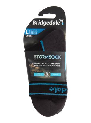 Wodoszczelne skarpety Bridgedale StormSock Mid Ankle - black/blue