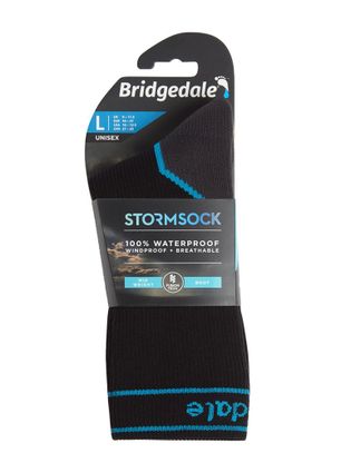 Skarpety wodoodporne Bridgedale StormSock Mid Boot - black/blue
