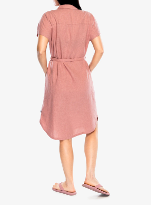 Sukienka turystyczna Fjallraven Ovik Hemp Dress - dusty rose