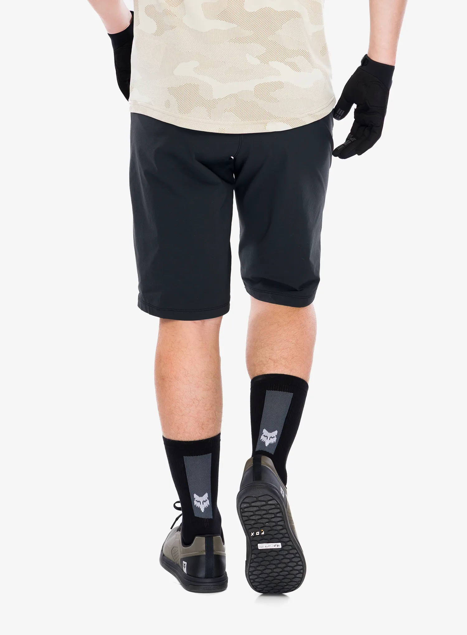 Szorty rowerowe Fox Flexair Short W/Liner - black