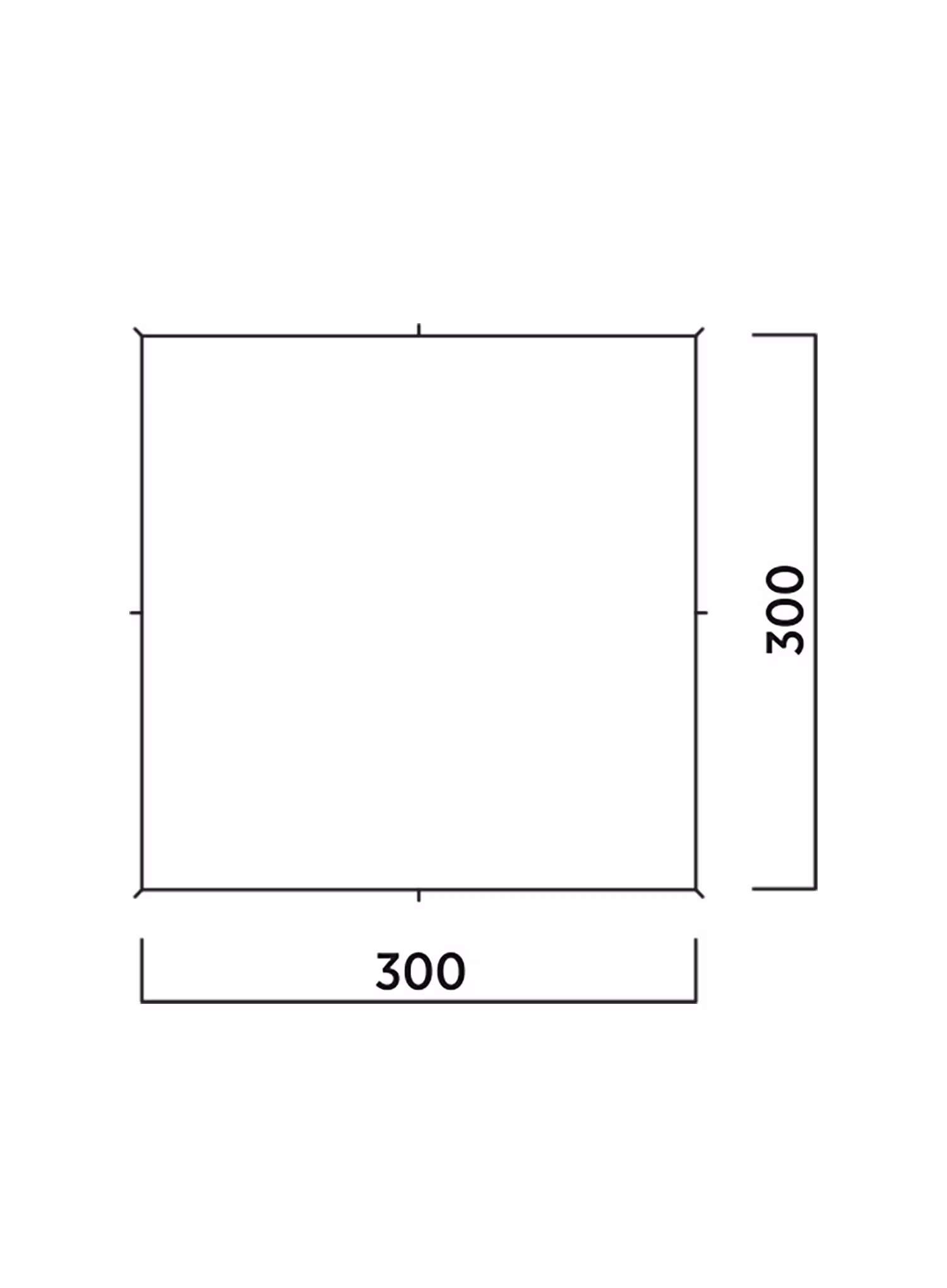Tarp Easy Camp Norddal Tarp 3x3 m