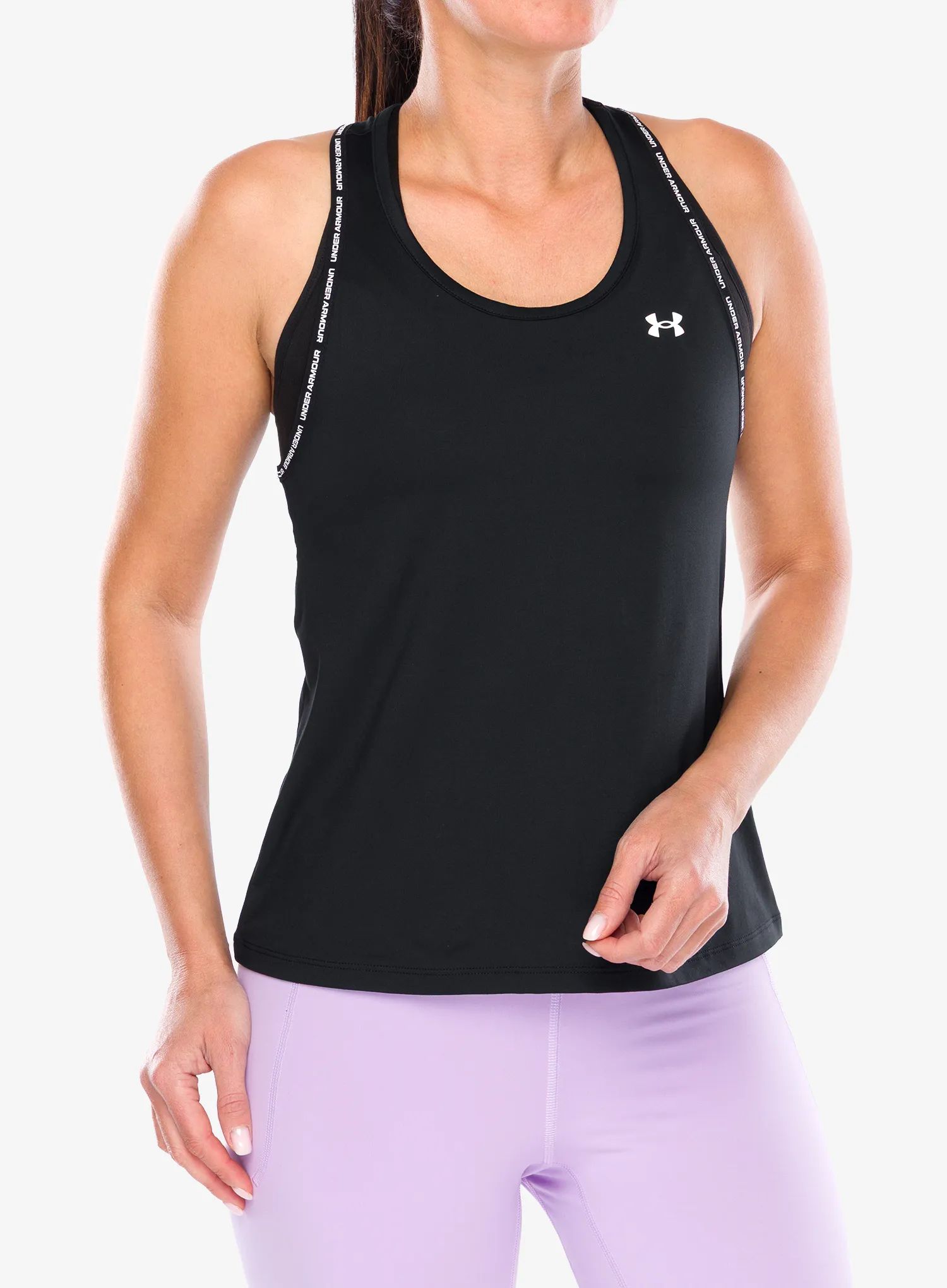 Dámský top Under Armour Tech Knockout Tank - black/white