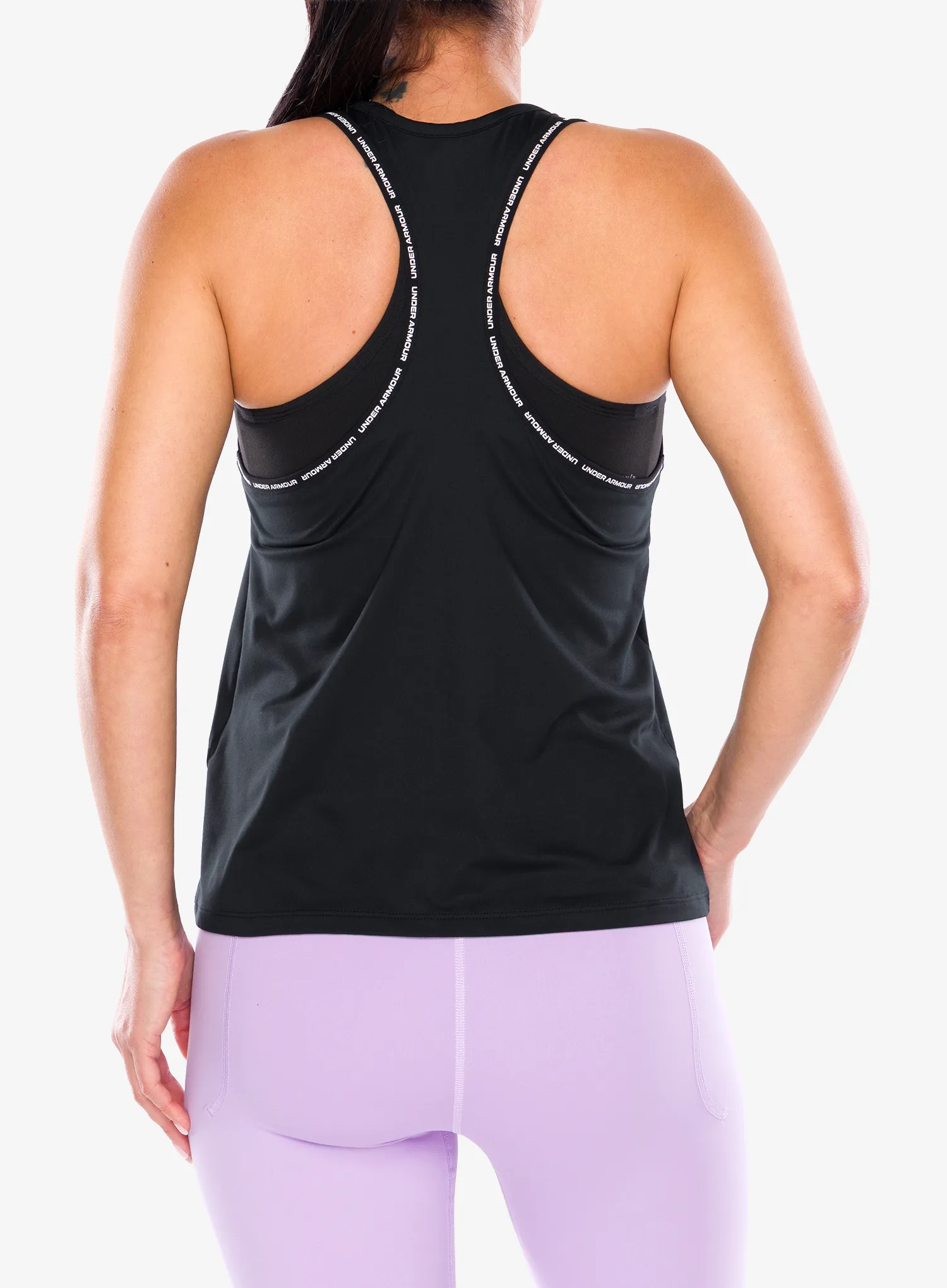 Top damski Under Armour Tech Knockout Tank - black/white